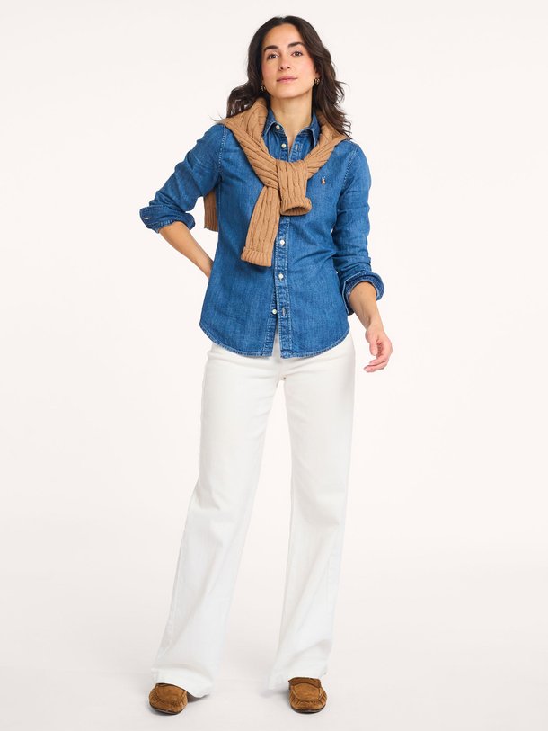 Ontdek de Denim blouse van Ralph Lauren in de kleur donkerblauw bij Orangebag. Op werkdagen voor 21:45 besteld, morgen in huis.