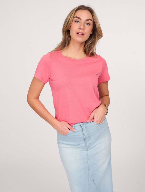 Ontdek de M537 Organic cotton T-shirt van Majestic Filatures in de kleur roze bij Orangebag. Op werkdagen voor 21:45 besteld, morgen in huis.