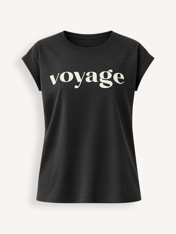 Ontdek de Tobi organic cotton T-shirt met print van By-Bar in de kleur Antraciet bij Orangebag. Op werkdagen voor 21:45 besteld, morgen in huis.