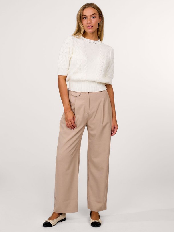 Ontdek de Joris viscosemix pantalon van Suncoo in de kleur beige bij Orangebag. Op werkdagen voor 21:45 besteld, morgen in huis.