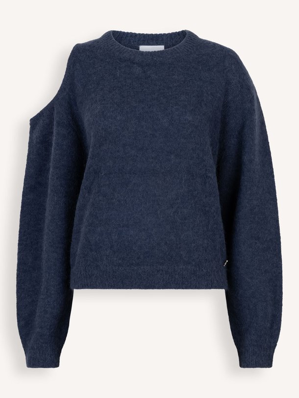 Ontdek de Nelian alpacamix trui van Dante 6 in de kleur Donkerblauw bij Orangebag. Op werkdagen voor 21:45 besteld, morgen in huis.