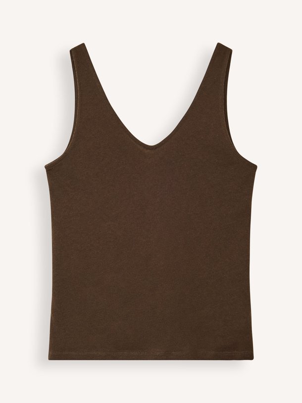 Ontdek de M497 katoen/linnenmix top van Majestic Filatures in de kleur Bruin bij Orangebag. Op werkdagen voor 21:45 besteld, morgen in huis.