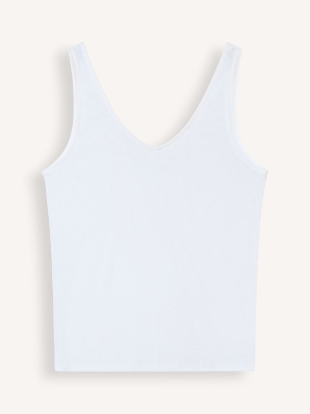 Ontdek de M497 katoen/linnenmix top van Majestic Filatures in de kleur Off-white bij Orangebag. Op werkdagen voor 21:45 besteld, morgen in huis.