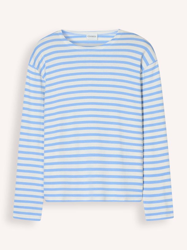 Ontdek de Katoenmix gestreepte longsleeve van Closed bij Orangebag. Op werkdagen voor 21:45 besteld, morgen in huis.