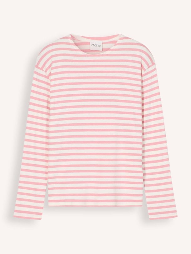 Ontdek de Katoenmix gestreepte longsleeve van Closed bij Orangebag. Op werkdagen voor 21:45 besteld, morgen in huis.