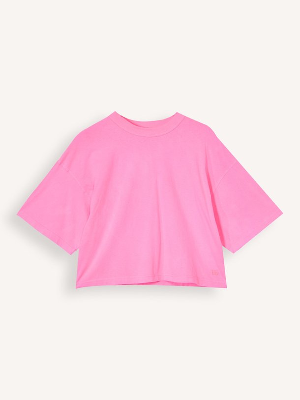 Ontdek de Voss katoenen T-shirt van Bellerose in de kleur Roze bij Orangebag. Op werkdagen voor 21:45 besteld, morgen in huis.