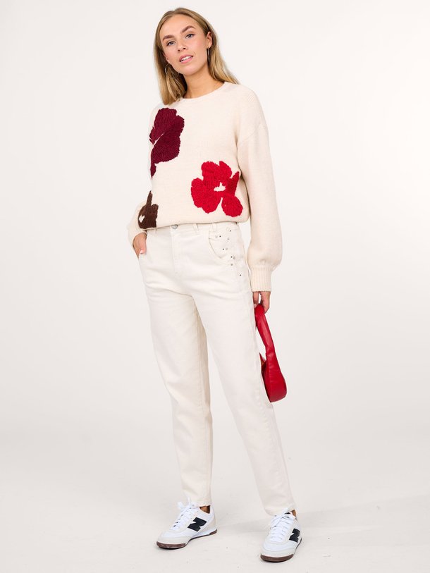 Ontdek de High waist skinny fit jeans met applicaties van Summum in de kleur ecru bij Orangebag. Op werkdagen voor 21:45 besteld, morgen in huis.