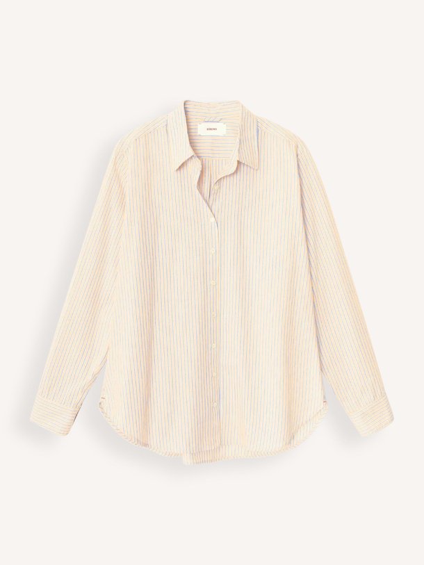 Ontdek de Beau katoenen gestreepte blouse van Xirena in de kleur Geel bij Orangebag. Op werkdagen voor 21:45 besteld, morgen in huis.