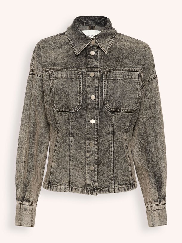Ontdek de Brenda denim blouse met schoudervulling van Gestuz in de kleur grijs bij Orangebag. Op werkdagen voor 21:45 besteld, morgen in huis.