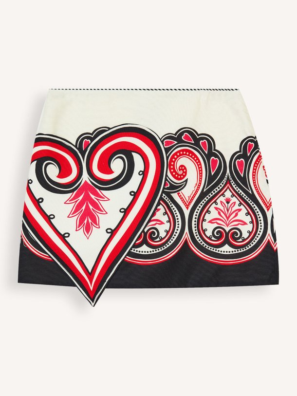 Ontdek de Ainika katoen/lyocellmix rok met print van Farm Rio in de kleur Off-white bij Orangebag. Op werkdagen voor 21:45 besteld, morgen in huis.
