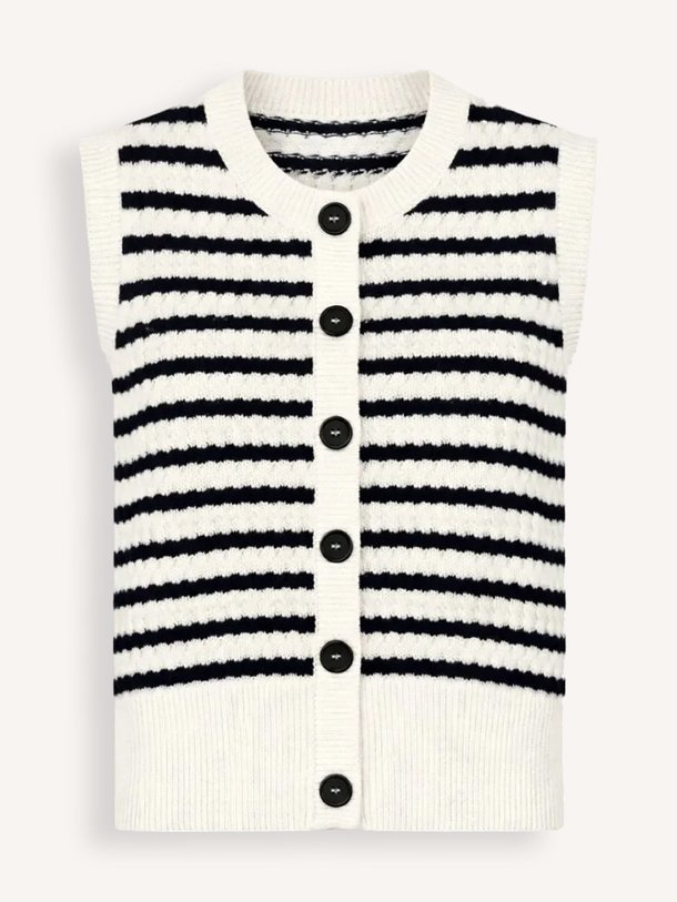Ontdek de Ulva organic cotton gestreept vest van Modstrom in de kleur Off-white bij Orangebag. Op werkdagen voor 21:45 besteld, morgen in huis.