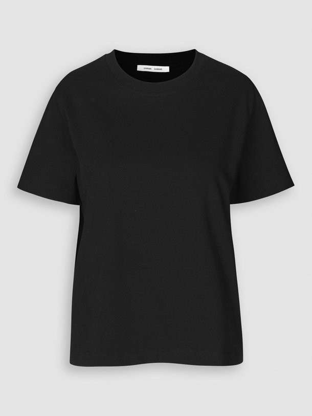 Ontdek de Camino organic cotton T-shirt van Samsoe Samsoe in de kleur zwart bij Orangebag. Op werkdagen voor 21:45 besteld, morgen in huis.