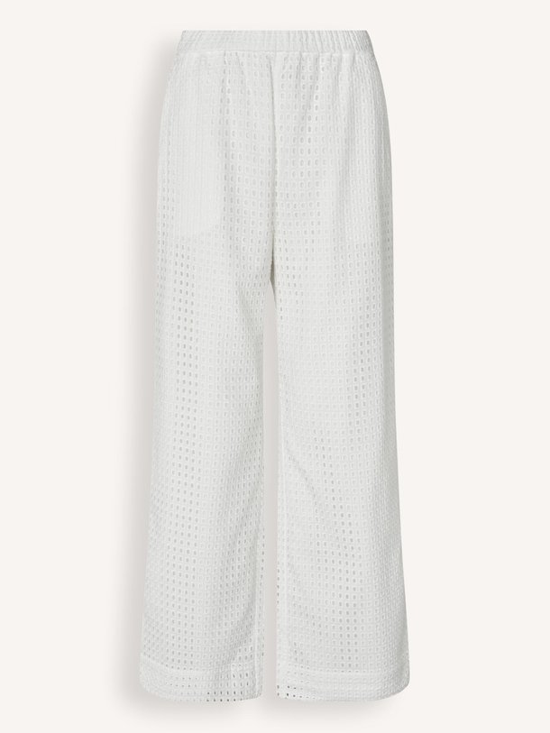 Ontdek de Villa katoenen opengewerkte broek van Second Female in de kleur wit bij Orangebag. Op werkdagen voor 21:45 besteld, morgen in huis.