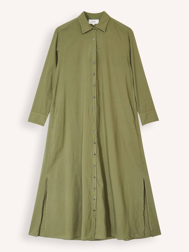 Ontdek de Boden katoenen maxi doorknoopjurk van Xirena in de kleur kaki bij Orangebag. Op werkdagen voor 21:45 besteld, morgen in huis.