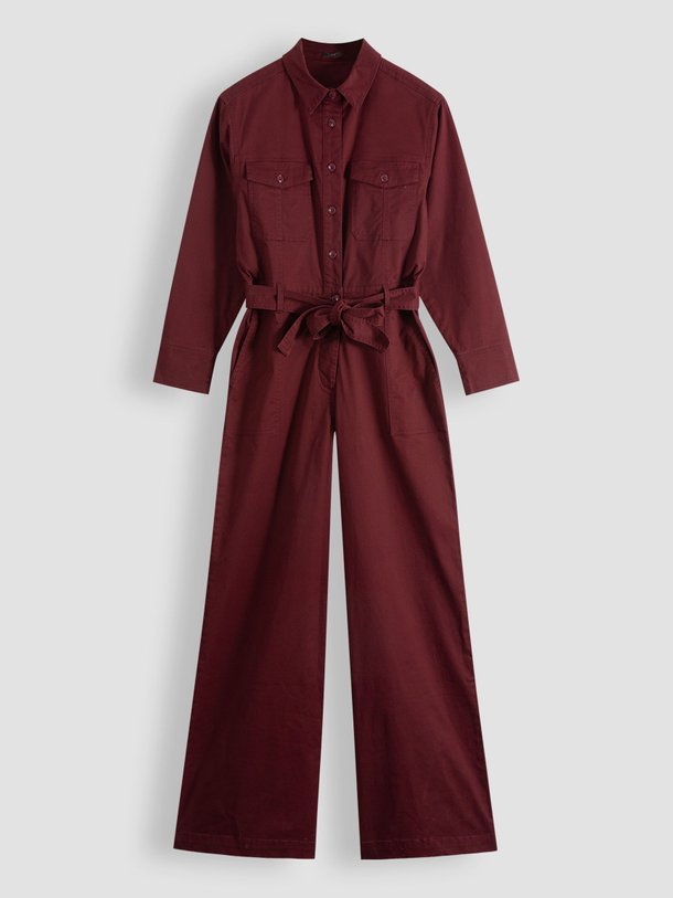 Ontdek de Harrow katoenmix jumpsuit van Denham in de kleur bordeauxrood bij Orangebag. Op werkdagen voor 21:45 besteld, morgen in huis.