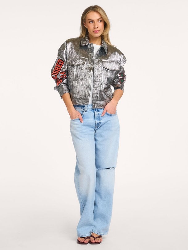 Ontdek de Geweven metallic jack van Alix The Label bij Orangebag. Op werkdagen voor 21:45 besteld, morgen in huis.