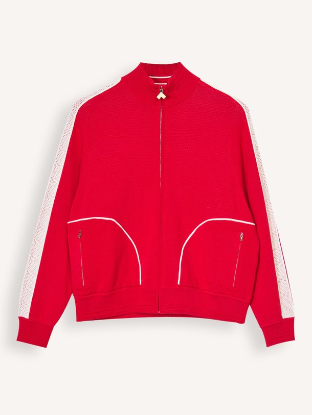Ontdek de Dasy katoenen vest met biezen van Bellerose in de kleur Rood bij Orangebag. Op werkdagen voor 21:45 besteld, morgen in huis.