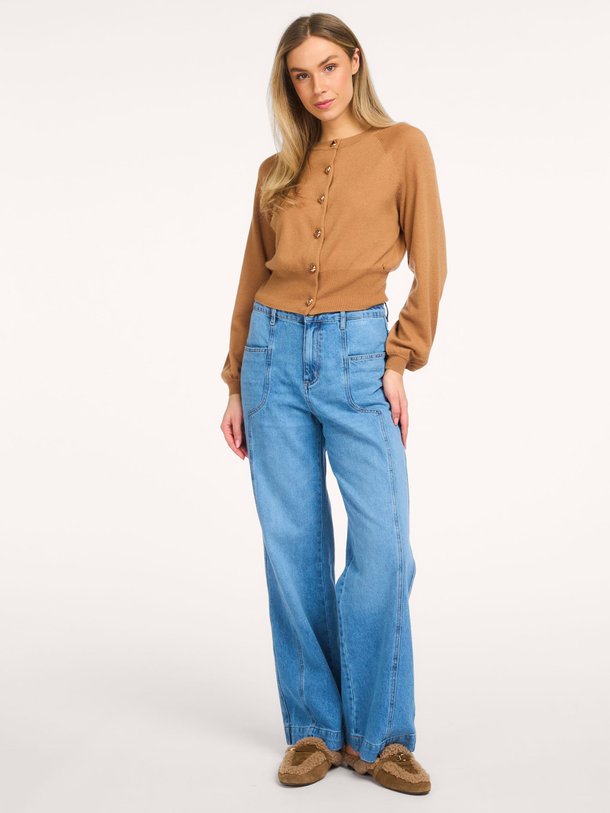 Ontdek de Lori high waist loose fit non-stretch jeans van Alchemist in de kleur Blauw bij Orangebag. Op werkdagen voor 21:45 besteld, morgen in huis.