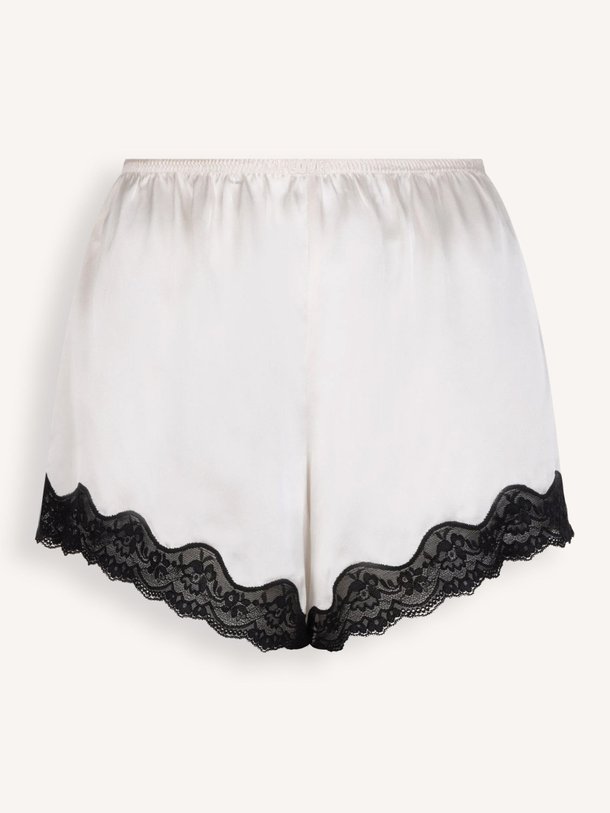 Ontdek de Brooke zijden short met kant van Love Stories in de kleur Wit bij Orangebag. Op werkdagen voor 21:45 besteld, morgen in huis.