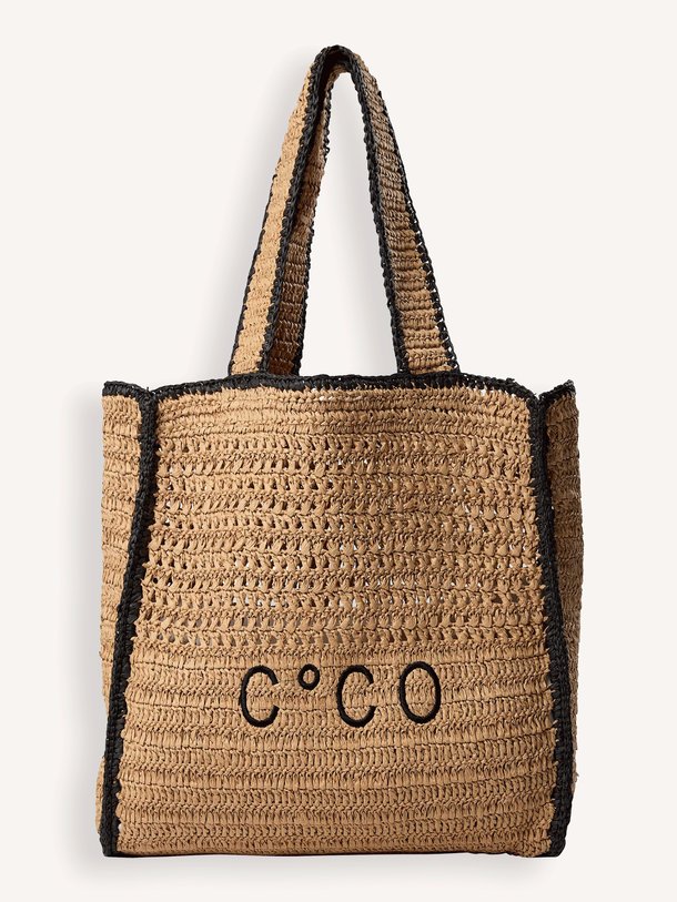 Ontdek de Coco gevlochten shopper van Co'Couture in de kleur Naturel bij Orangebag. Op werkdagen voor 21:45 besteld, morgen in huis.