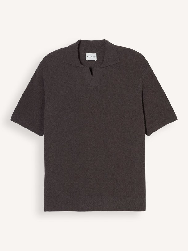 Ontdek de Katoenmix badstof polo van Closed in de kleur donkerbruin bij Orangebag. Op werkdagen voor 21:45 besteld, morgen in huis.