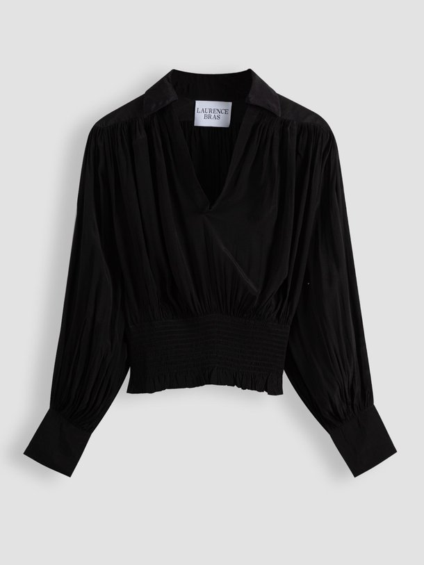 Ontdek de Turin viscosemix top van Laurence Bras in de kleur zwart bij Orangebag. Op werkdagen voor 21:45 besteld, morgen in huis.