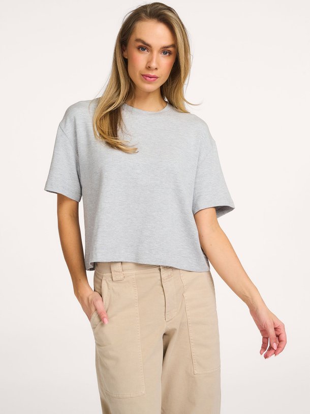 Ontdek de M003 Viscosemix gemêleerd T-shirt van Majestic Filatures in de kleur Lichtgrijs bij Orangebag. Op werkdagen voor 21:45 besteld, morgen in huis.