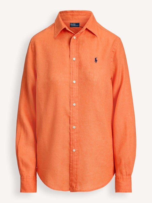 Ontdek de Linnen blouse van Ralph Lauren in de kleur Oranje bij Orangebag. Op werkdagen voor 21:45 besteld, morgen in huis.