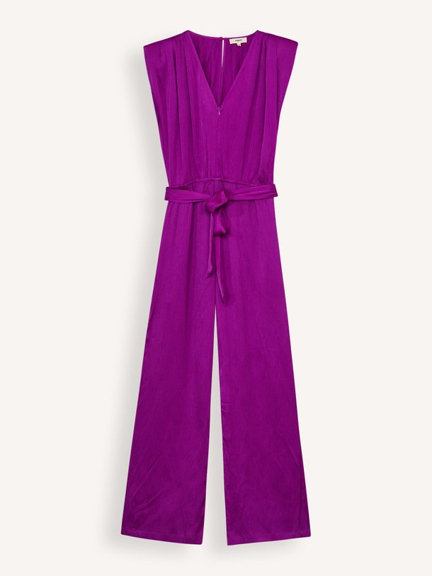 Ontdek de Taylor geweven jumpsuit van Suncoo in de kleur fuchsia bij Orangebag. Op werkdagen voor 21:45 besteld, morgen in huis.