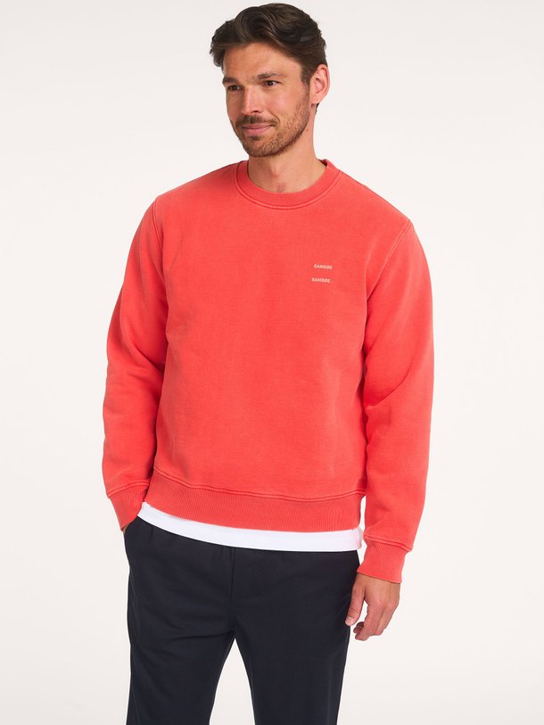 Ontdek de Sajoel organic cottonmix logo sweater van Samsoe Samsoe in de kleur Rood bij Orangebag. Op werkdagen voor 21:45 besteld, morgen in huis.