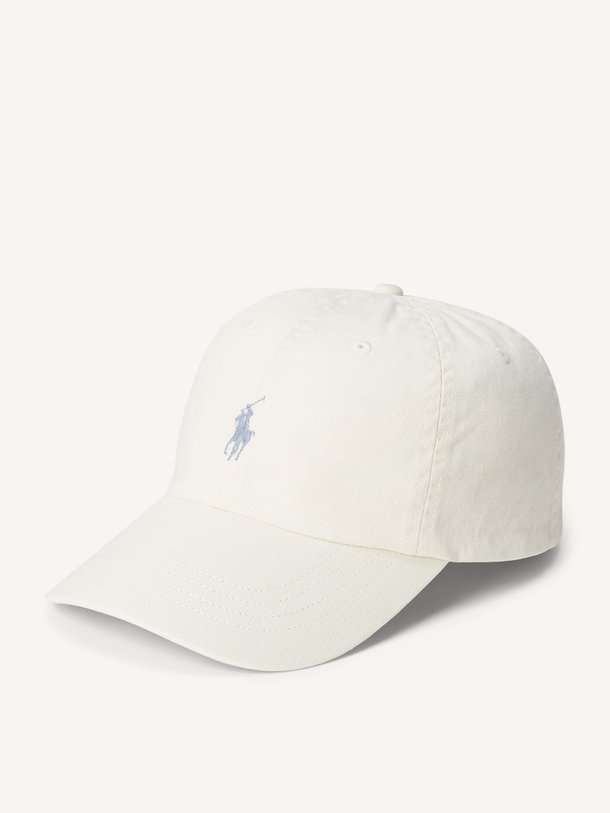 Ontdek de Katoenen logo pet van Ralph Lauren in de kleur Crème bij Orangebag. Op werkdagen voor 21:45 besteld, morgen in huis.