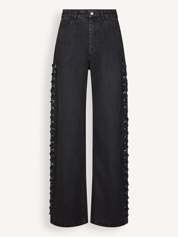 Ontdek de Riya high waist wide leg jeans van Modstrom in de kleur Donkergrijs bij Orangebag. Op werkdagen voor 21:45 besteld, morgen in huis.