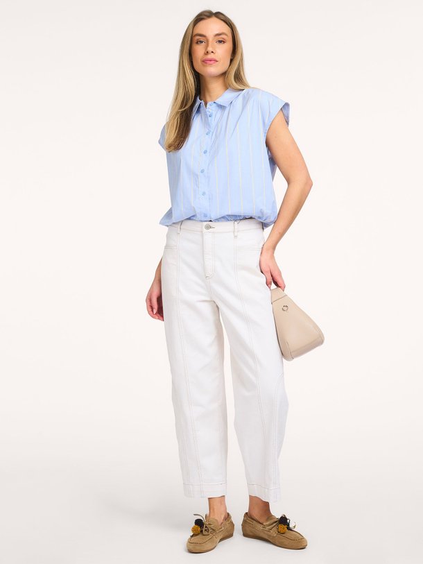 Ontdek de Abbi high waist barrel fit stretch jeans van Alchemist in de kleur Ecru bij Orangebag. Op werkdagen voor 21:45 besteld, morgen in huis.