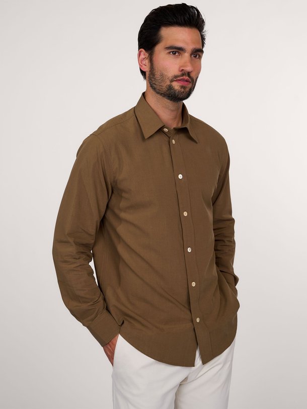 Ontdek de Colby lyocell/katoenmix overhemd van NN.07 in de kleur army bij Orangebag. Op werkdagen voor 21:45 besteld, morgen in huis.