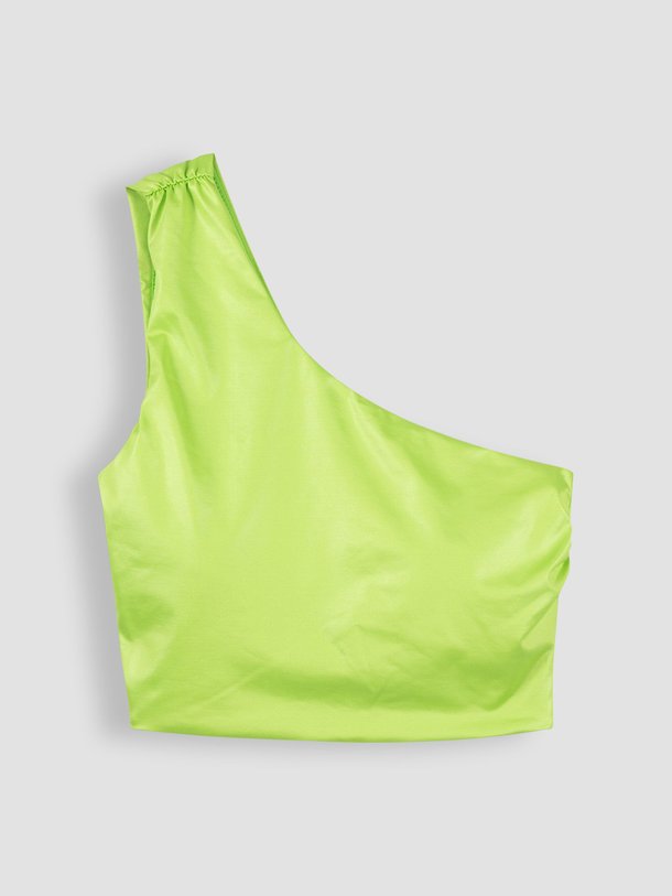 Ontdek de Soleil - One Shoulder Top van Seafolly in de kleur appelgroen bij Orangebag. Op werkdagen voor 21:45 besteld, morgen in huis.