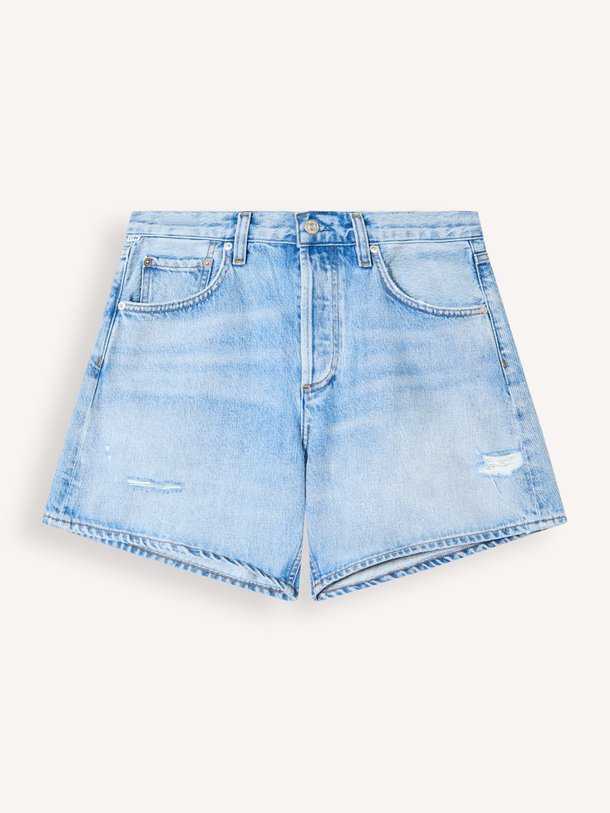 Ontdek de Billie mid waist loose fit short van Citizens of Humanity in de kleur Blauw bij Orangebag. Op werkdagen voor 21:45 besteld, morgen in huis.