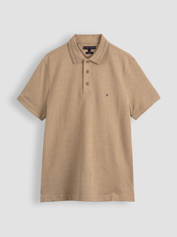 Ontdek de Pretwist katoenen gemêleerde polo van Tommy Hilfiger in de kleur lichtbruin bij Orangebag. Op werkdagen voor 21:45 besteld, morgen in huis.