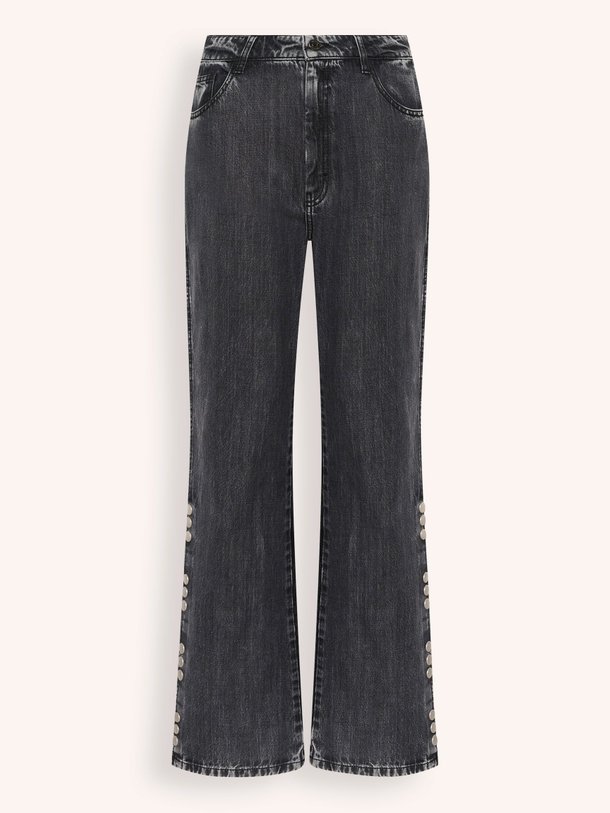 Ontdek de Zuva high waist straigt fit jeans van Gestuz in de kleur donkergrijs bij Orangebag. Op werkdagen voor 21:45 besteld, morgen in huis.