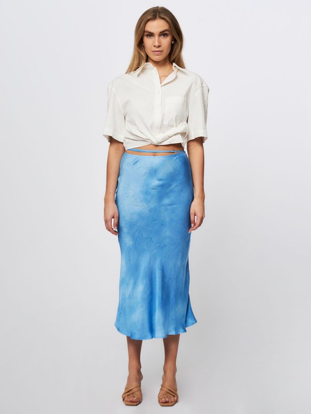 Ontdek de Geweven rok van Les Coyotes de Paris in de kleur blauw bij Orangebag. Op werkdagen voor 21:45 besteld, morgen in huis.