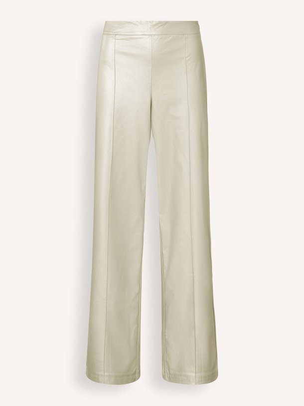 Ontdek de Leatherlook metallic broek van Yaya in de kleur goudkleur bij Orangebag. Op werkdagen voor 21:45 besteld, morgen in huis.
