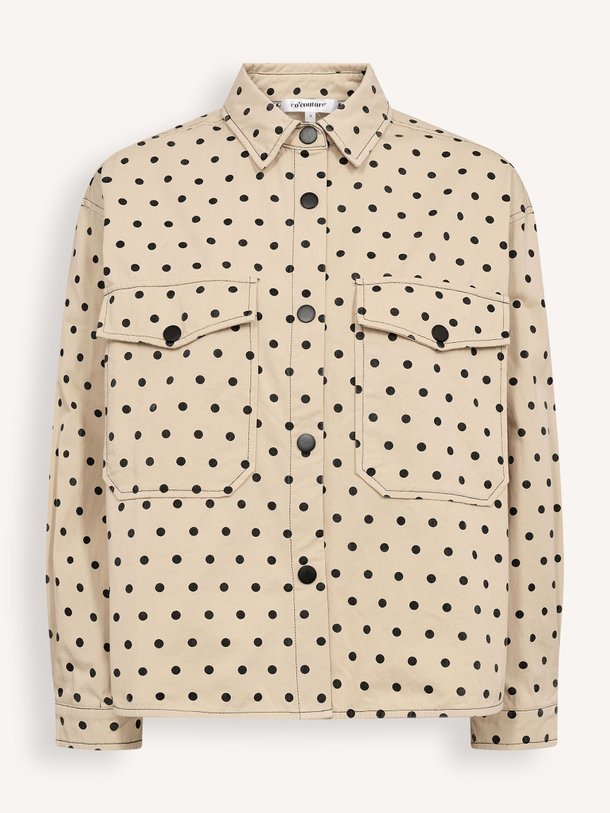 Ontdek de Diddi katoenen blouse met stippen van Co'Couture in de kleur Beige bij Orangebag. Op werkdagen voor 21:45 besteld, morgen in huis.