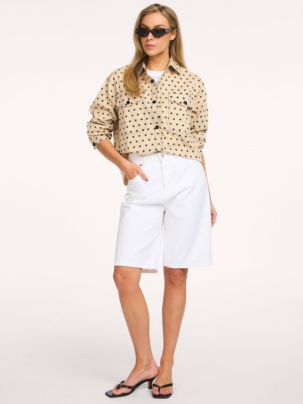 Co'Couture Diddi katoenen blouse met stippen - Beige Ontdek de Diddi katoenen blouse met stippen van Co'Couture in de kleur Beige bij Orangebag. Op werkdagen voor 21:45 besteld, morgen in huis.