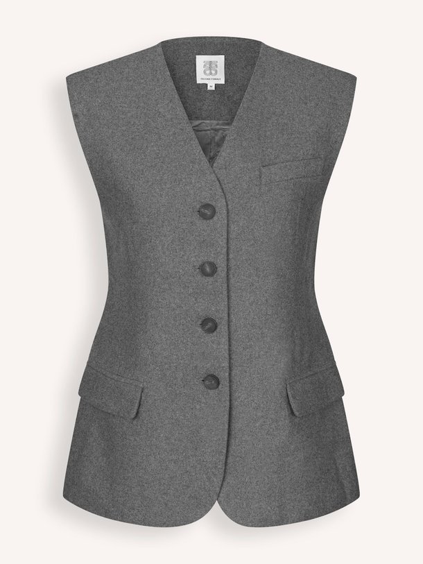 Ontdek de Daze wolmix gilet van Second Female in de kleur grijs bij Orangebag. Op werkdagen voor 21:45 besteld, morgen in huis.