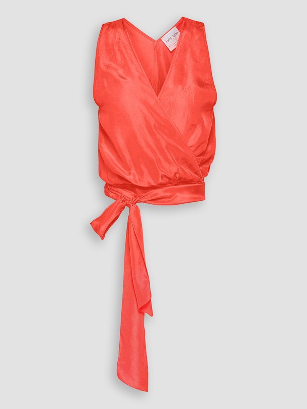 Ontdek de Zijden overslag top van forte_forte in de kleur koraal bij Orangebag. Op werkdagen voor 21:45 besteld, morgen in huis.