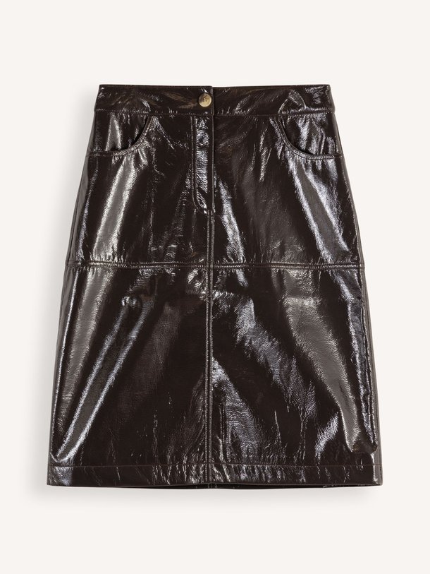 Ontdek de Lak leatherlook rok van Summum in de kleur donkerbruin bij Orangebag. Op werkdagen voor 21:45 besteld, morgen in huis.