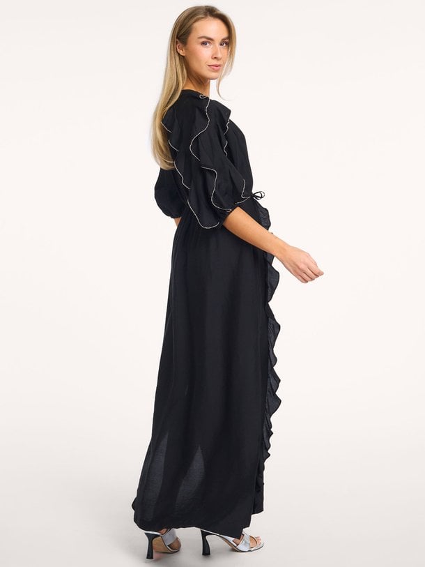 Ontdek de Anzur geweven maxi jurk van Dante 6 in de kleur Zwart bij Orangebag. Op werkdagen voor 21:45 besteld, morgen in huis.