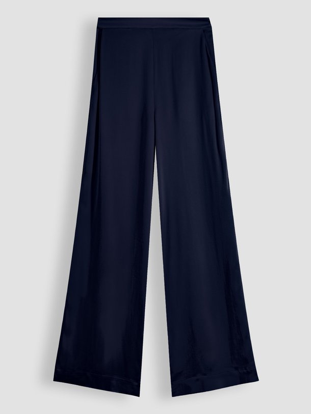Ontdek de Zijdemix broek van Semicouture in de kleur donkerblauw bij Orangebag. Op werkdagen voor 21:45 besteld, morgen in huis.