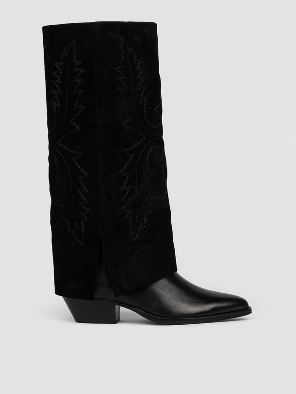 Ontdek de Hudson lederen hoge laarzen van Silver Grace in de kleur zwart bij Orangebag. Op werkdagen voor 21:45 besteld, morgen in huis.