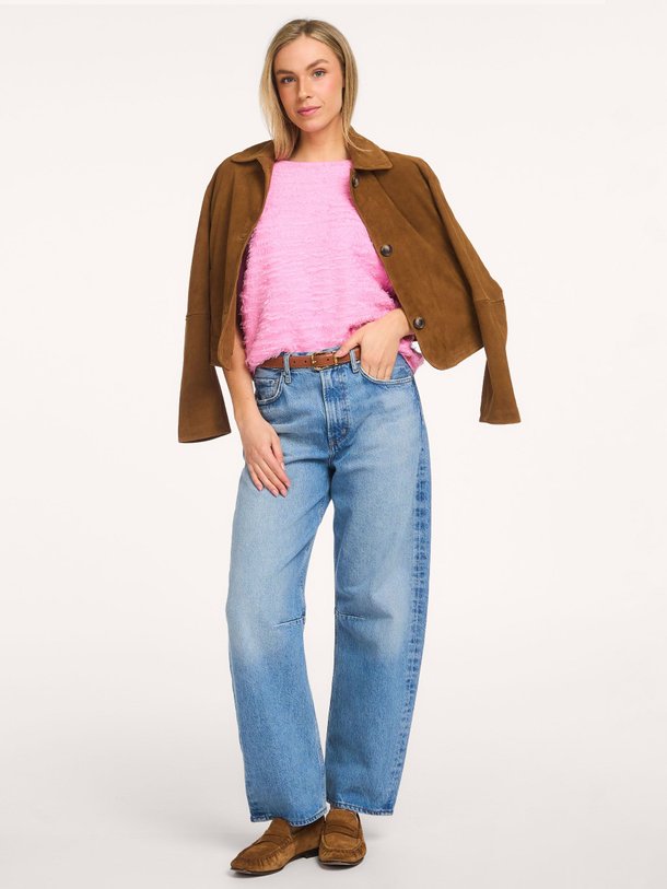 Ontdek de Lenti viscosemix top met franjes van Studio Anneloes in de kleur Roze bij Orangebag. Op werkdagen voor 21:45 besteld, morgen in huis.