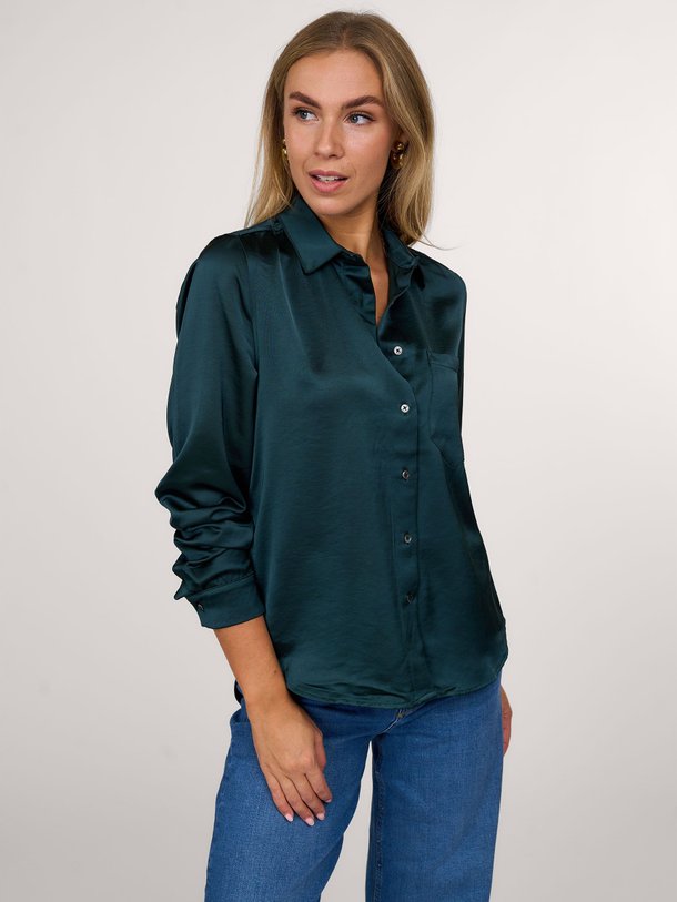 Ontdek de Pekin viscosemix blouse van Bellerose in de kleur donkergroen bij Orangebag. Op werkdagen voor 21:45 besteld, morgen in huis.